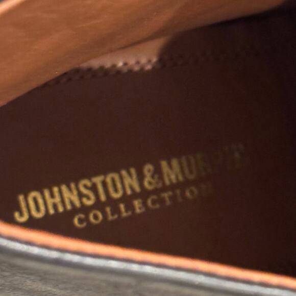 Johnston & Murphy Men's Dudley Lug Cap Toe Boots Lace Up Black Size 9M NWOB - Picture 10 of 12